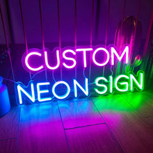  Custom Neon LED Night Light Signs Shop Pub Store Game Bed Room Wall Decor Wedding Birthday Party Restaurant Decoration