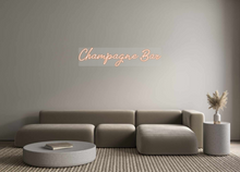  Custom Neon: Champagne Bar - Marvellous Neon