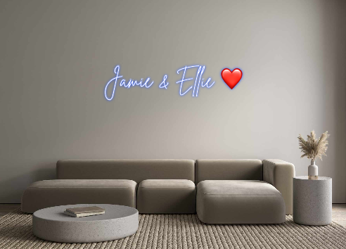 Custom Neon: Jamie & Ellie... - Marvellous Neon