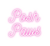 Custom Neon: Posh 
Paws - Marvellous Neon