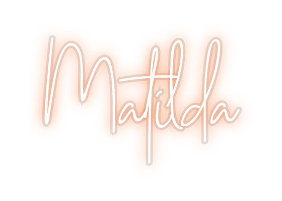 Custom Neon: Matilda - Marvellous Neon