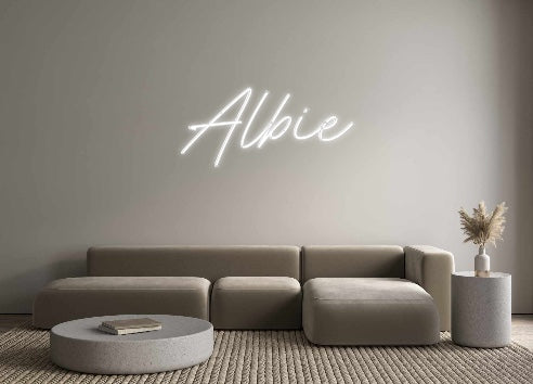 Custom Neon: Albie - Marvellous Neon