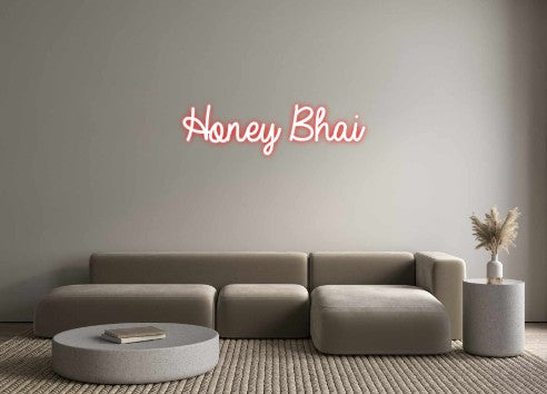 Custom Neon: Honey Bhai - Marvellous Neon