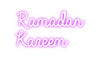 Custom Neon: Ramadan
Kareem - Marvellous Neon