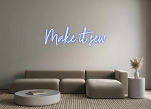  Custom Neon: Make it sew - Marvellous Neon