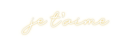 Custom Neon: je t’aime - Marvellous Neon