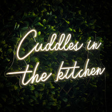  CUDDLES IN THE KITCHEN Neon Sign - Marvellous Neon