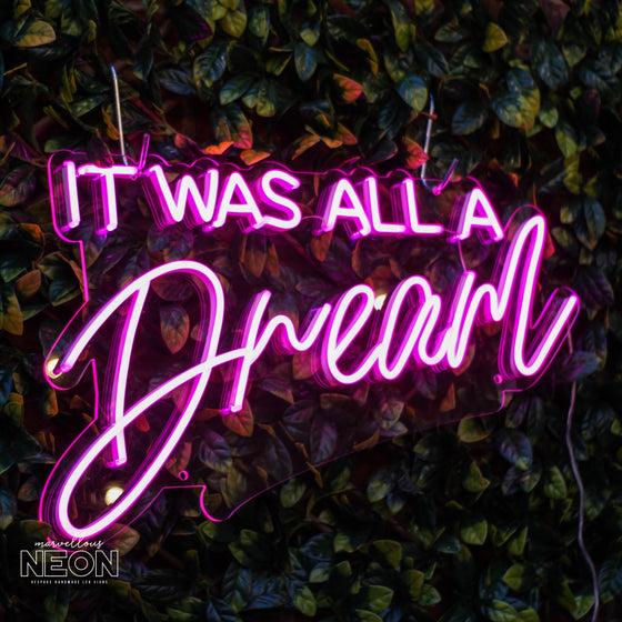 It Was All A Dream Notorious Led Sign - Marvellous Neon