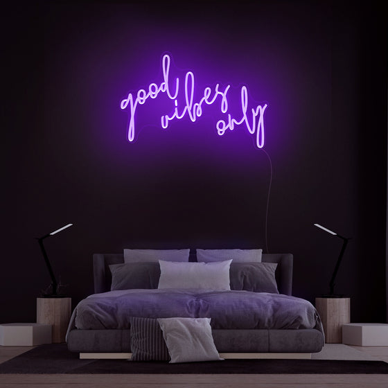 'Good Vibes Only' Led Sign - Marvellous Neon