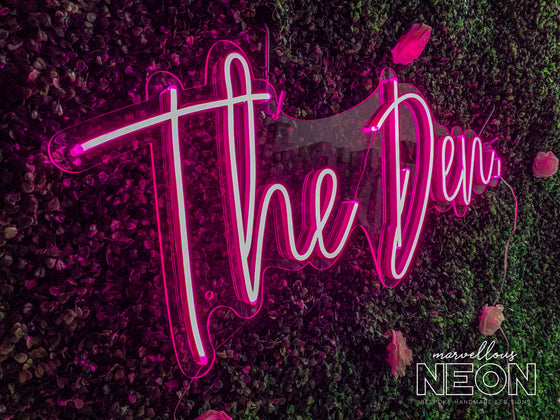 The Den LED Neon Sign - Marvellous Neon