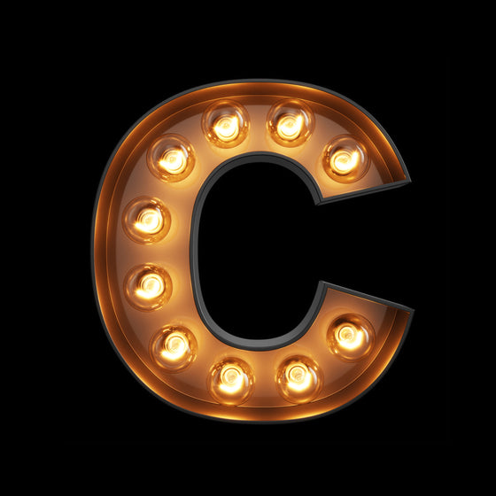 Light Up Letter - C - Marvellous Neon