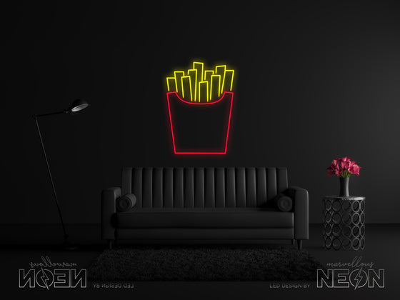 Fries Neon Sign - Marvellous Neon