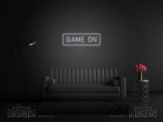 "GAME ON" Neon Sign - Marvellous Neon