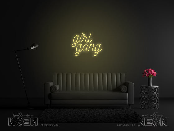 Girl Gang Neon Sign - Marvellous Neon