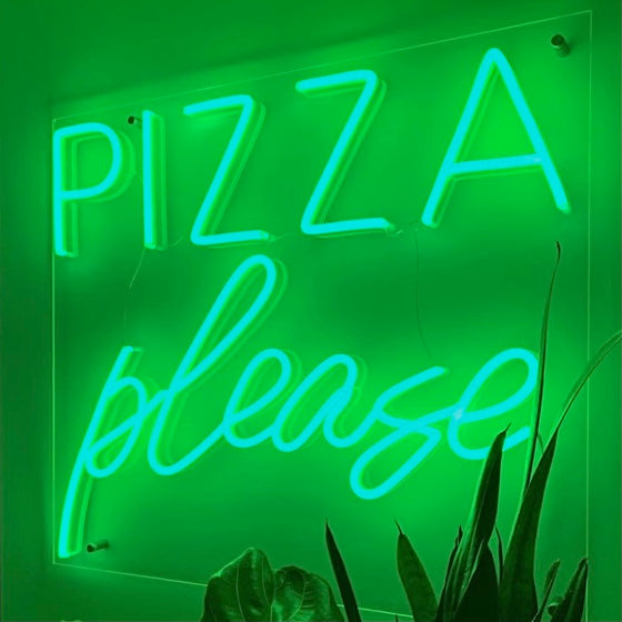 Pizza Please Led Sign - Marvellous Neon