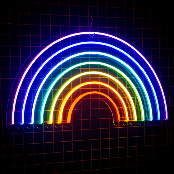 Rainbow Led Sign - Marvellous Neon