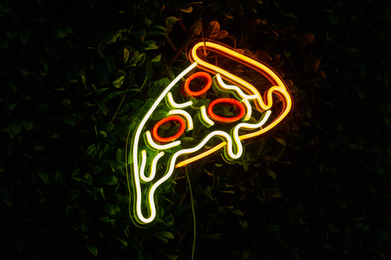 Pizza Slice Led Sign - Marvellous Neon