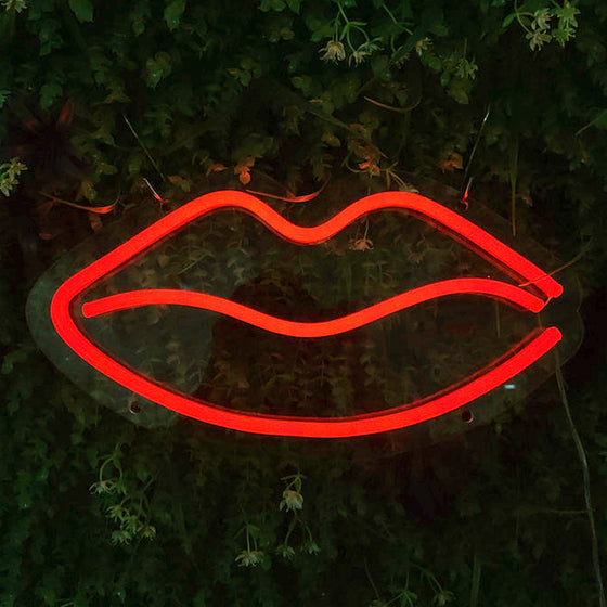 Neon Lips Led Sign - Marvellous Neon