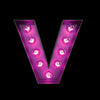 Light Up Letter - V - Marvellous Neon