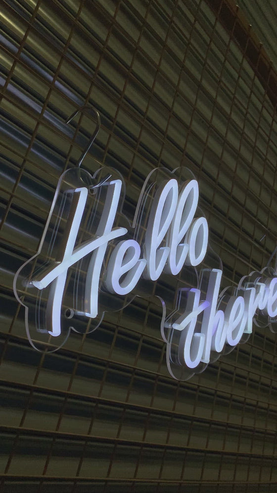 Hello There Neon Sign Led