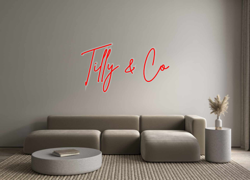 Custom Neon: Tilly & Co - Marvellous Neon