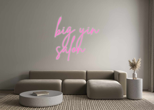 Custom Neon: big yin
salon - Marvellous Neon