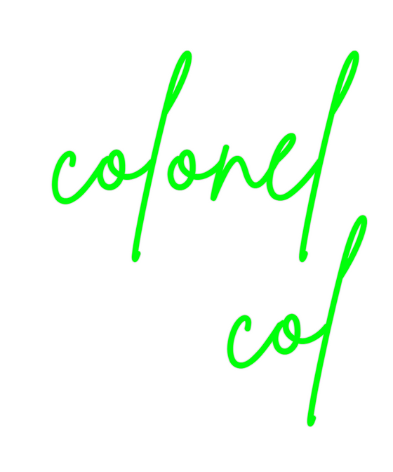 Custom Neon: colonel
    col - Marvellous Neon