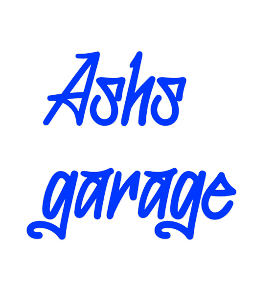 Custom Neon: Ashs
garage - Marvellous Neon