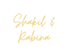 Custom Neon: Shakil &
Rabina - Marvellous Neon