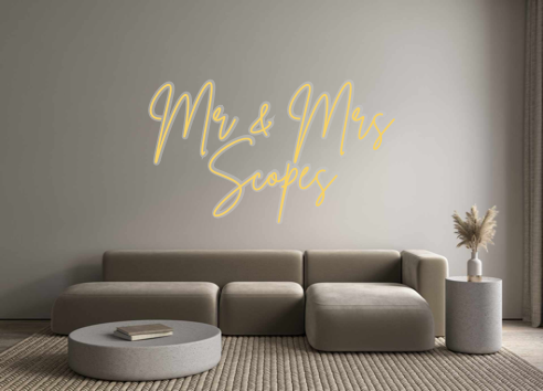 Custom Neon: Mr & Mrs
Scopes - Marvellous Neon