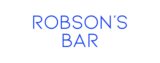 Custom Neon: Robson’s
Bar - Marvellous Neon