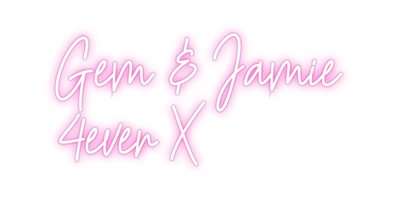 Custom Neon: Gem & Jamie
 ... - Marvellous Neon