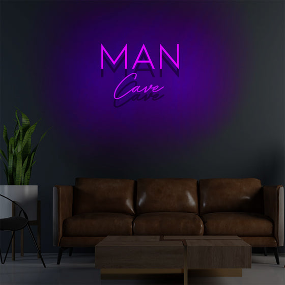 Man Den Neon Sign - Marvellous Neon