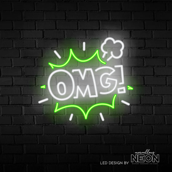 OMG Neon Sign - Marvellous Neon
