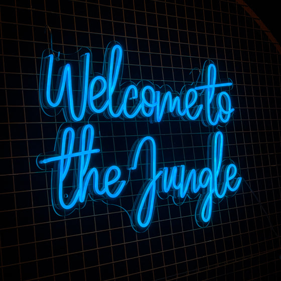 Welcome To The Jungle Led Sign - Marvellous Neon